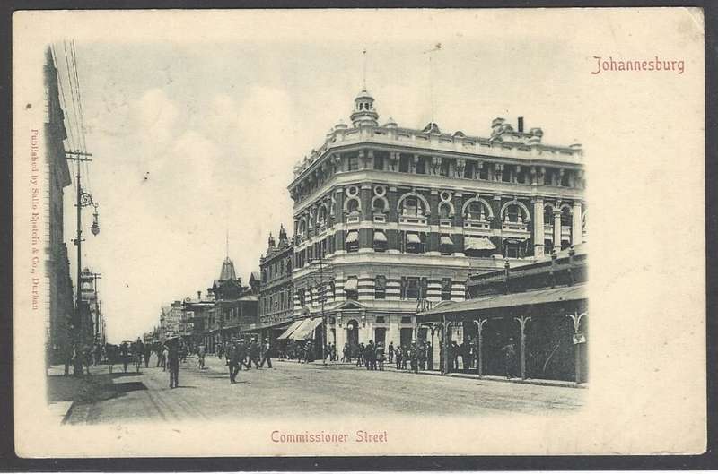Transvaal: Scarce 1904 card JOHANNESBURG (counter) No. 3 (UNLISTED by Putzel) to England. See below.