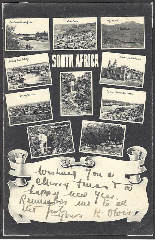 Transvaal Postal Agencies/Post Offices: MARAISBURG. See below.