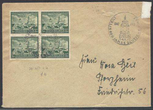 Germany Reich: Group of 5 covers/card. See below.