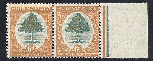 Union: 1926 London Printing Wmk up proving pair. MM. SACC 31L. See below.
