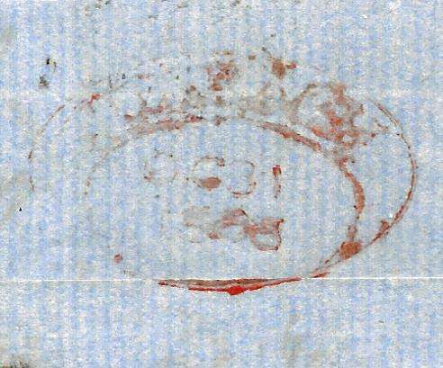 Cape Postal history: Rare 1865 SARON (Putzel RRR) cds wrapper to Cape Town. See below.