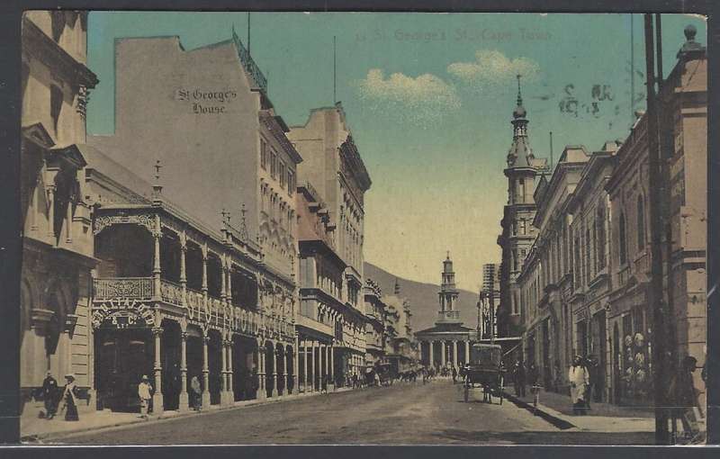 Cape/Transvaal Inter-provincial 1913 p/card CAPE TOWN/England. See below.
