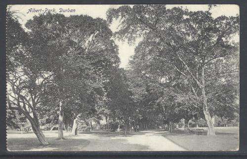 Natal/Transvaal Inter-provincial: Historic 1913 Albert Park card Durban/England. See below.