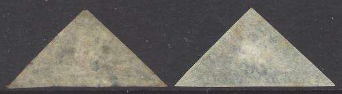 Cape Triangles: Two different 4d blues fine used. See below.