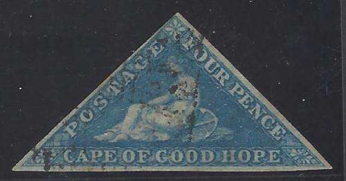 Cape Triangles: Two different 4d blues fine used. See below.