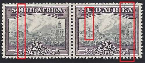 Union 1941 2d grey & purple variety: Vertical lines. FM.  SACC 58a. See below.