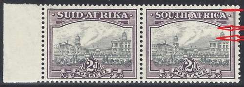 Union 1941 2d grey & purple variety: Vertical lines. MNH.  SACC 58a. See below.
