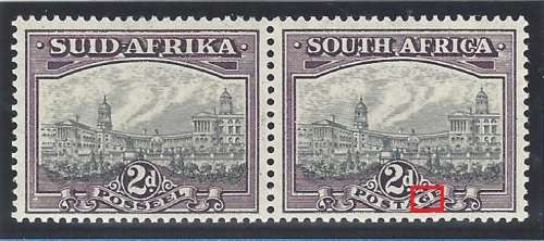 Union 1941 2d grey & purple variety: Closed `G`. VFM.  SACC 58a. See below.