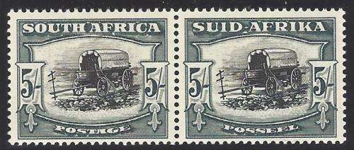 Union 1944 5/- superb MNH. SACC 62a. See below.