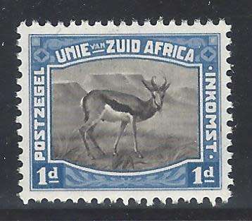 Union: 1923 Harrison Essay - Screened black and blue. Superb MNH. Perf 13,5 x 13. See below.