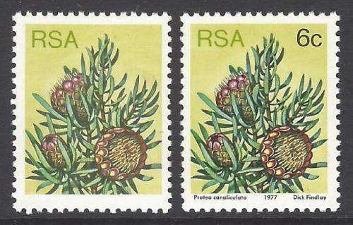 RSA 1977 VALUE OMITTED superb MNH. CV R 4500. SACC 423b. See below.