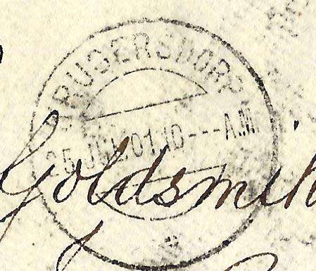 Boer War Rare censored `P.O.BANK/KRUGERSDORP/JOHANNESBURG` cover. See below.