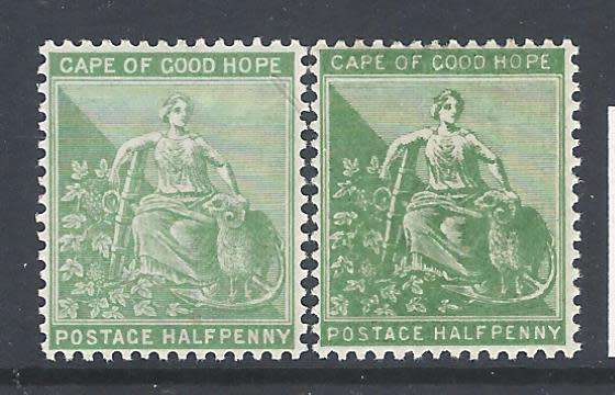 Cape 1893/8 SACC 56 and 56a superb MNH. See below.