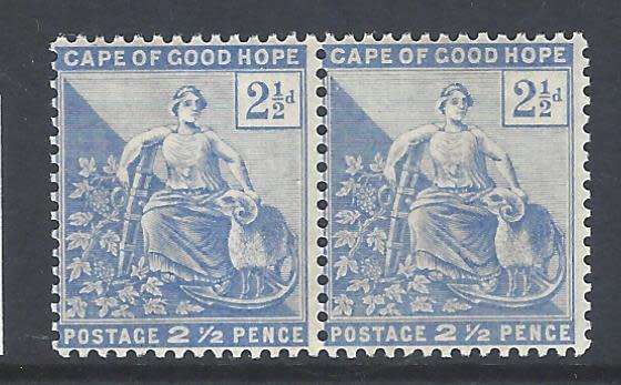 Cape 1893/8 SACC 58 pair superb MNH. See below.