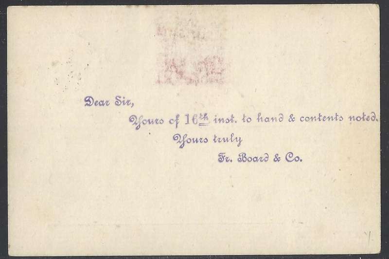 OFS 1892 (NOV 7) 1/2d FIRST PTG. Stamp Brief Kaart SENEKAL with varieties used locally. See below.
