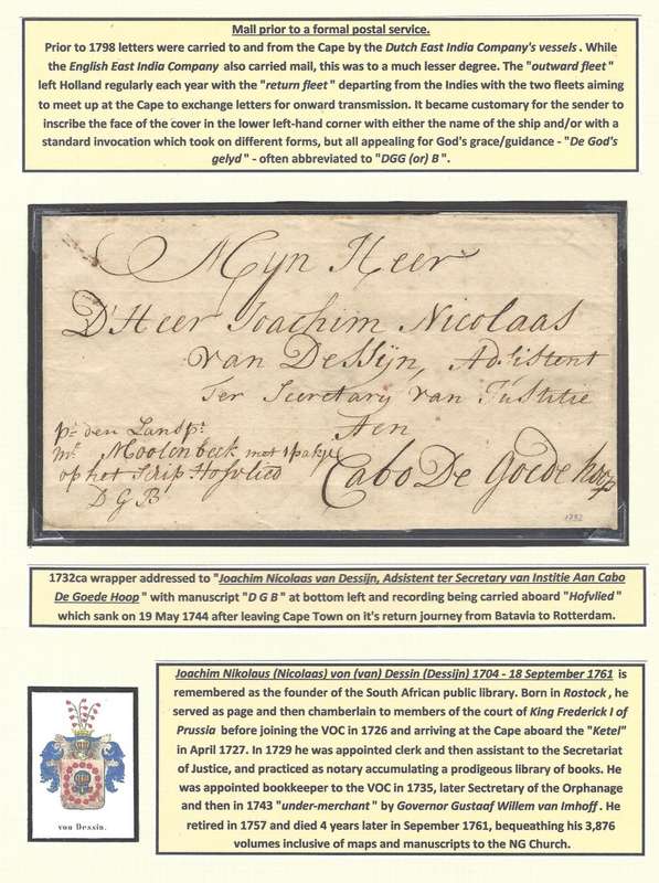 Cape circa 1732 Historic Pre-adhesive Holland/Cape Town cover. See below.