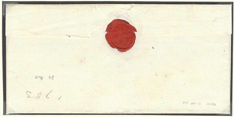 Cape 1783 Historic Pre-adhesive Holland/Cape Town cover. See below.