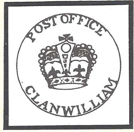Cape 1828 Clanwilliam part entire with CC 15, Post Paid (PP2) and DLS 2