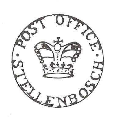 Cape 1827 (SE 15) wrapper from Stellenbosch with CC 2 and O1. See below.