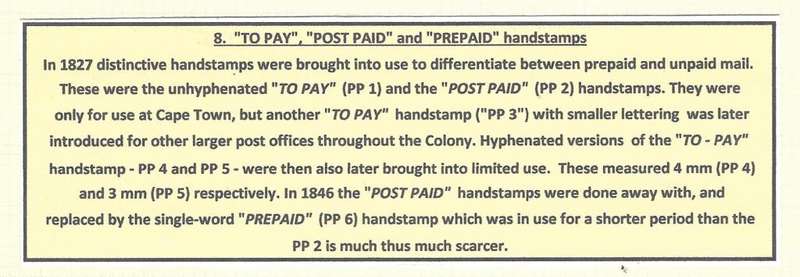 Cape pre-1846 wrapper with `Post Paid` (PP 2) handstamp. See below.