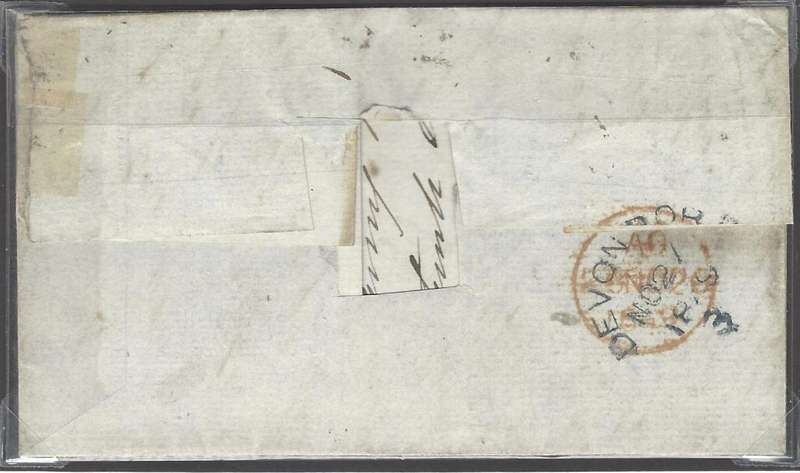 Cape 1849 (18 September) Second type Undated Letter Stamp - the ULS 2. See below.