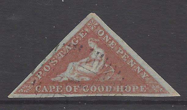 Cape 1853/63 SACC 1a fine used. See below.