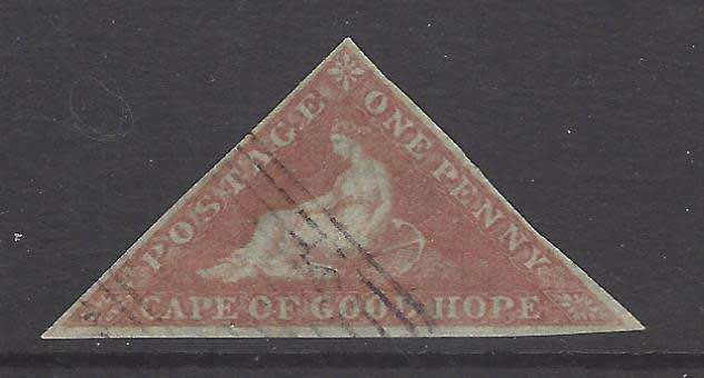 Cape 1853/63 SACC 3b Watermark Sideways fine used. See below.
