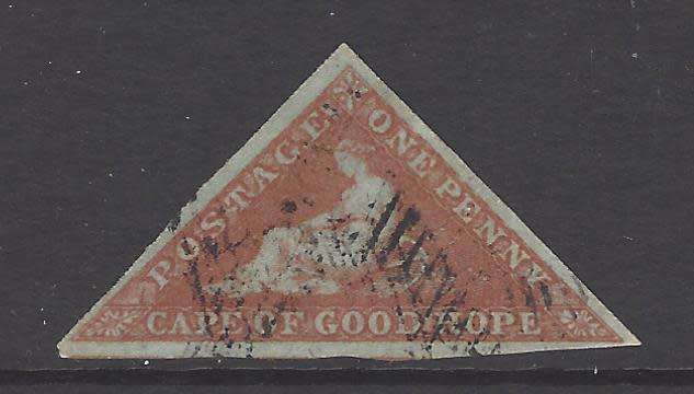 Cape 1853/63 SACC 3b Watermark Sideways fine used. See below.