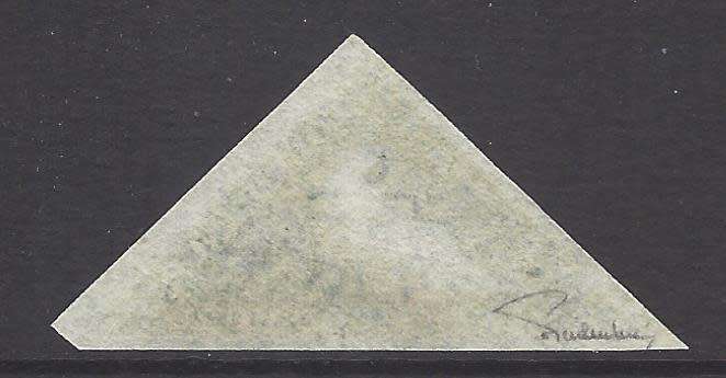 Cape 1855 SACC 6 with line through first `E` of `PENCE` FU. Ferchenbauer signature. See below.