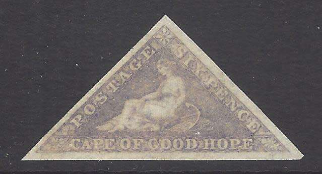 Cape 1858 SACC 7 very fine mint with BPA certificate. See below.