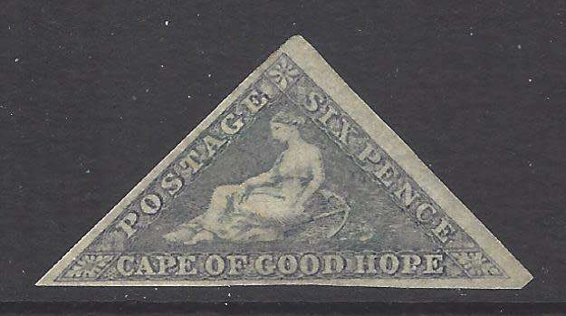 Cape 1862 SACC 7c fine mint. See below.