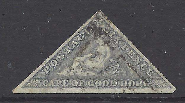 Cape 1862 SACC 7c fine used. See below.