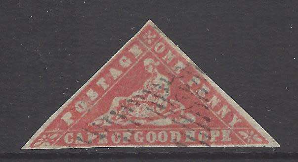 Cape 1861 Woodblock SACC 9 fine used. See below..