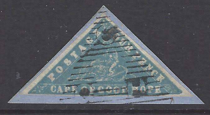 Cape 1861 Woodblock SACC 10 fine used on piece with Ferchenbauer certificate. See below..