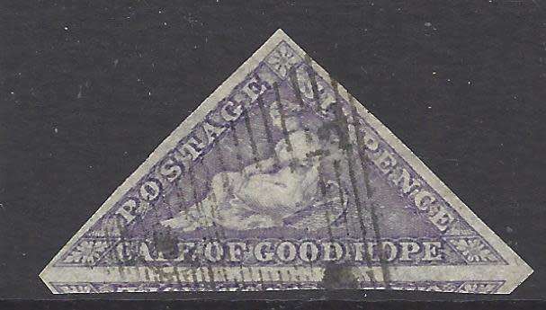 Cape 1864  SACC 16 fine used with Hefferman certificate. See below.