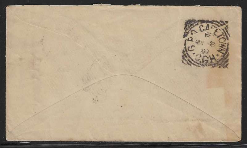 Cape Boer War 1900 Historic Censored Proving cover Heidelberg (BONC 307, cds) Green Point POW Camp.