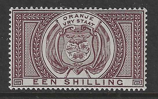 OFS  1882 1s purple-brown superb MNH.  SACC F3. See below.