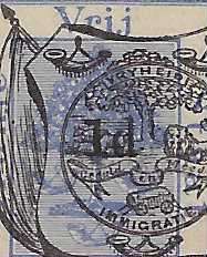 OFS 1892 (June) 1d on 3d ultramarine surcharged type I Stamp Brief Kaart. Unused. See below.