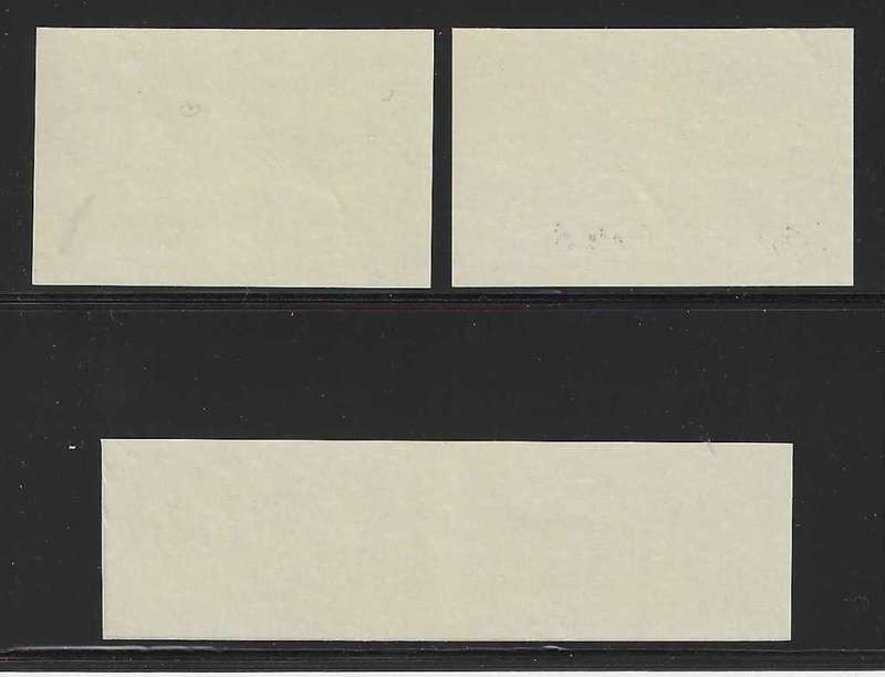 SWA 1974 Rock Engravings set of 3 Imperforate proof pairs superb MNH. SACC 273/5. See below.