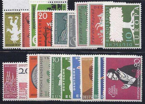 Bundespost: 1958 issues