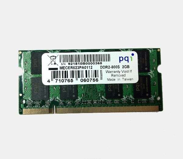 PQI DDR2-800MHz 2GB Non-ECC CL5 SO-DIMM (FREE SHIPPING)