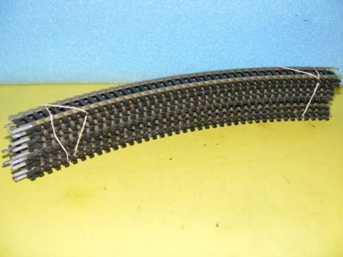 Lima HO 45 Deg Curves X 10 (Nickel)