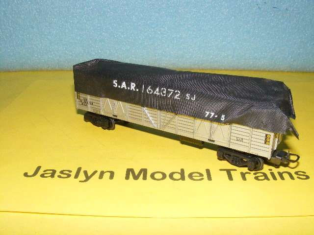 Lima HO SAR/ SAS Silver Box Wagon with tarpaulin.