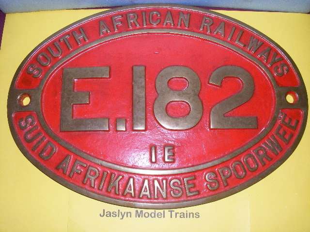 SAR/ SAS Loco Number Plate - Replica