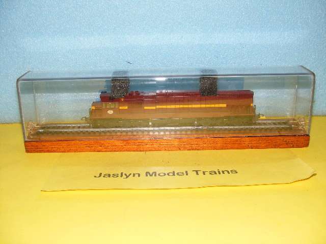 Lima HO SAR/ SAS Class 34 Diesel Loco in display case.