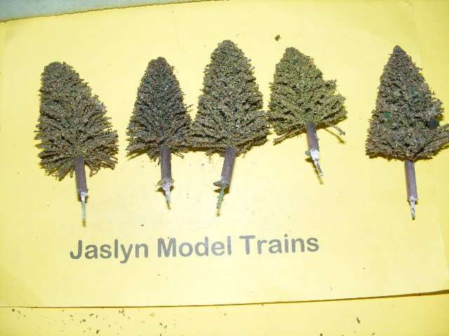 HO Trees X 5