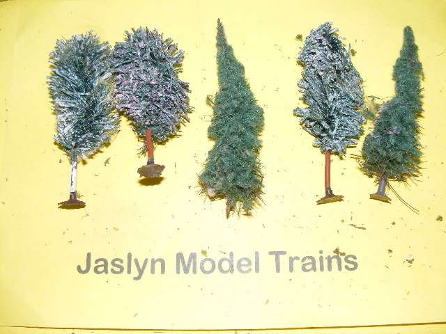 HO Trees X 5