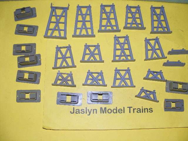 Lima HO Job Lot Bridge Piers and Track Risers.
