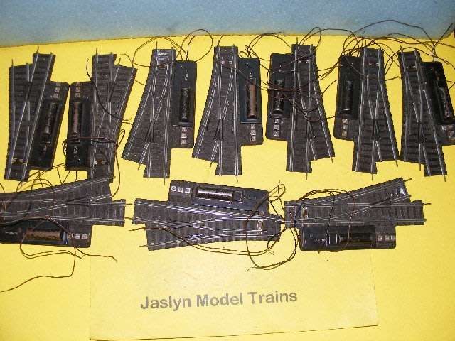 Fleischmann HO Electric Points x 10 - FOR SPARES/ REPAIRS.