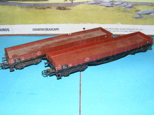 Marklin HO Flat Bed wagons x 2